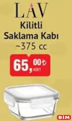 LAV KİLİTLİ SAKLAMA KABI 375 CC LAV KİLİTLİ SAKLAMA KABI 375 CC